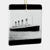Ornement En Céramique RMS Titanic Passenger Liner (Droite)
