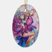 ORNEMENT EN CÉRAMIQUE ROBE MUSICALE AVEC OWL (Gauche)