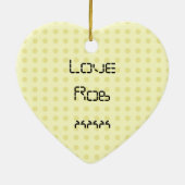 Ornement En Céramique Robot mignon (Dos)