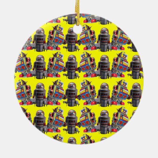 Ornement En Céramique Robots (Dos)