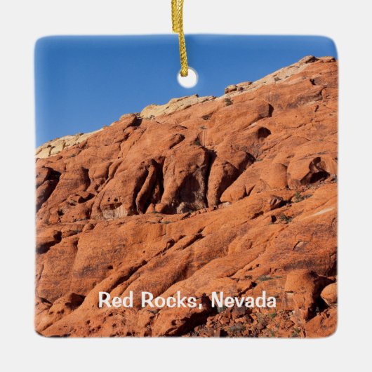 Ornement En Céramique Rochers rouges, Nevada (Devant)