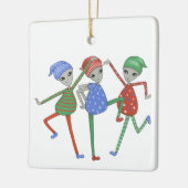 Ornement En Céramique Rock Alien pour Noël #3 (Gauche)