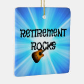 Ornement En Céramique Rocks de retraite—conception de guitare personnali (Droite)