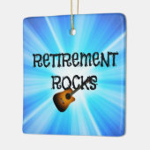 Ornement En Céramique Rocks de retraite—conception de guitare personnali (Gauche)