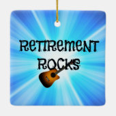 Ornement En Céramique Rocks de retraite—conception de guitare personnali (Dos)