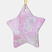 Ornement En Céramique Romantique Doux Bonne Année 2016 Rose doux (Gauche)