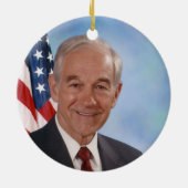 Ornement En Céramique Ron Paul (Dos)