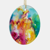 Ornement En Céramique RONDO EN LAGON / Bal mascarade vénitienne (Droite)