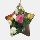 Ornement En Céramique Rose (Gauche)