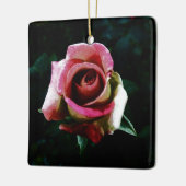 Ornement En Céramique rose (Gauche)