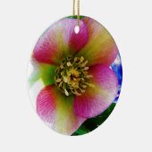 Ornement En Céramique Rose de carême rose, (Droite)