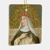 Ornement En Céramique Rose de Lima (BK 020) (Droite)