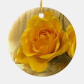 Ornement en céramique rose jaune (Dos)