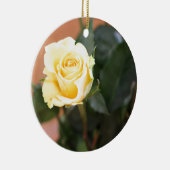 Ornement En Céramique Rose jaune (Droite)