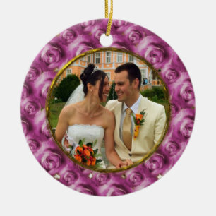 Ornement En Céramique Roses