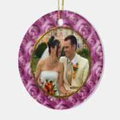 Ornement En Céramique Roses (Gauche)