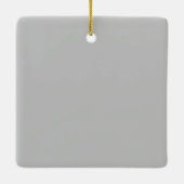 Ornement En Céramique Roses Cairn Terrier (Dos)