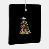 Ornement En Céramique Rottweiler Père Noël Christmas Tree Lights Noël (Droite)