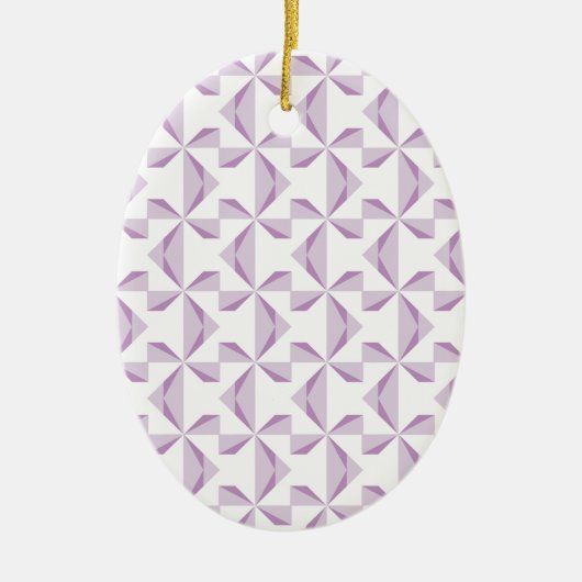 Ornement En Céramique Roues pourpres (Devant)
