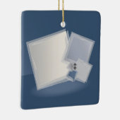 Ornement En Céramique Roulement des carrés Fibonacci (Droite)