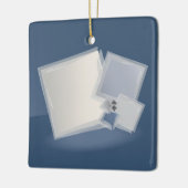 Ornement En Céramique Roulement des carrés Fibonacci (Gauche)