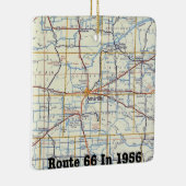 Ornement En Céramique Route 66 Amarillo Christmas Ornament (Droite)