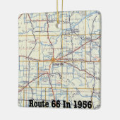 Ornement En Céramique Route 66 Amarillo Christmas Ornament (Gauche)