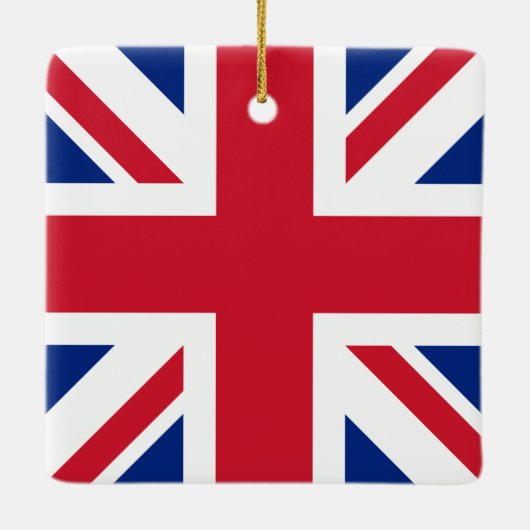 Ornement En Céramique Royaume-Uni Union Jack Drapeau des colonies britan (Dos)