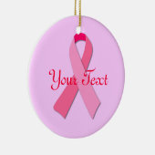 Ornement En Céramique Ruban rose (Droite)
