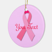 Ornement En Céramique Ruban rose (Gauche)