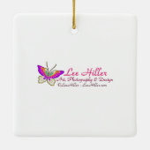 Ornement En Céramique Ruby, Amethyst, Sapphire et Pearl Mandala (Dos)