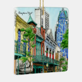 Ornement En Céramique Rue Dauphin, Mobile, Alabama (Droite)