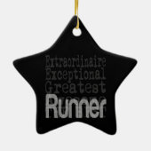 Ornement En Céramique Runner Extraordinaire (Dos)