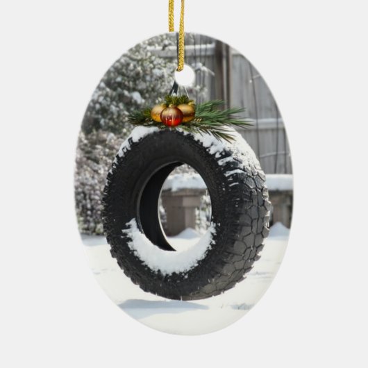 Ornement En Céramique Rural Christmas (Dos)