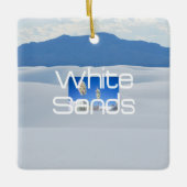 Ornement En Céramique Sables blancs ABH (Devant)