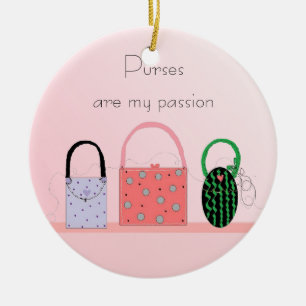 Ornement En Céramique Sacs à main - Ma passion