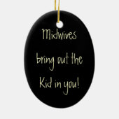 Ornement En Céramique Sages-femmes (Dos)