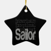 Ornement En Céramique Sailor Extraordinaire (Dos)