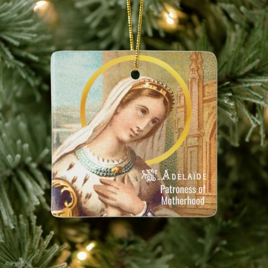 Ornement En Céramique Saint-Adélaïde, impératrice romaine (LT 03) (Arbre)