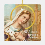 Ornement En Céramique Saint-Adélaïde, impératrice romaine (LT 03) (Dos)