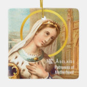 Ornement En Céramique Saint-Adélaïde, impératrice romaine (LT 03) (Devant)