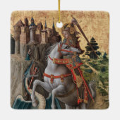 Ornement En Céramique Saint George Slay Dragon Carlo Crivelli Paintin (Dos)