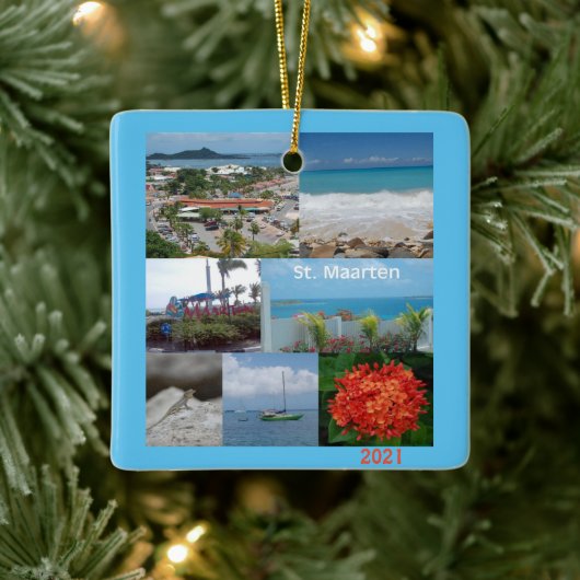 Ornement En Céramique Saint Martin - Saint Martin (Arbre)