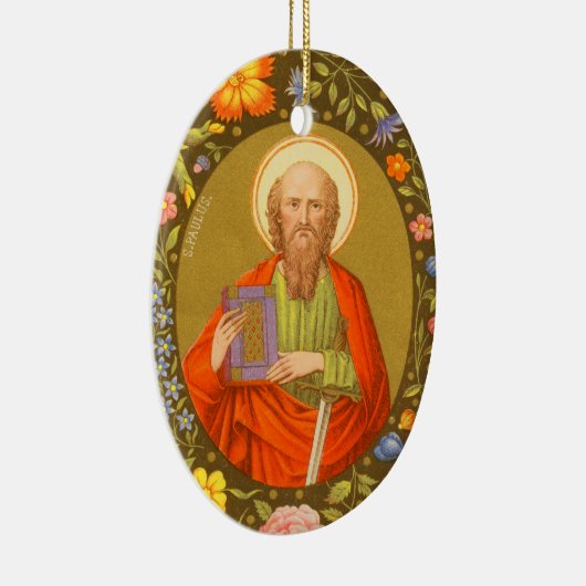 Ornement En Céramique Saint Paul l'Apôtre à deux côtés (PM 06) (Droite)