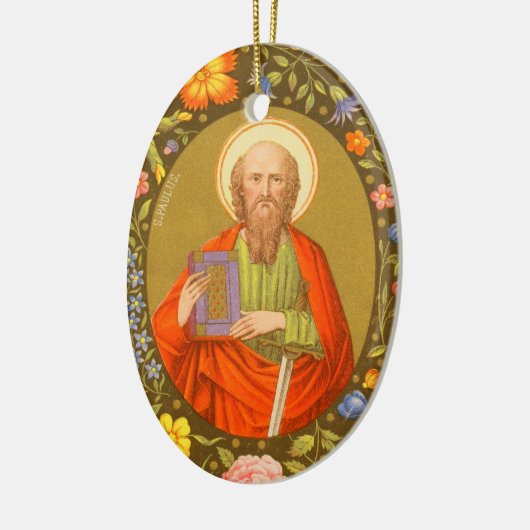 Ornement En Céramique Saint Paul l'Apôtre à deux côtés (PM 06) (Gauche)