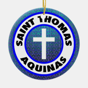 Ornement En Céramique Saint Thomas d'Aquin