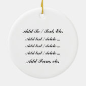 Ornement En Céramique Sainte Bible - SRF (Dos)