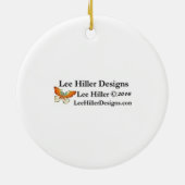 Ornement En Céramique Sakura Pink Cherry Blossom Sky (Dos)