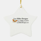 Ornement En Céramique Sakura Pink Cherry Blossom Sky (Dos)