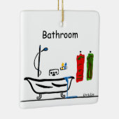 Ornement En Céramique Salle de bains (Droite)